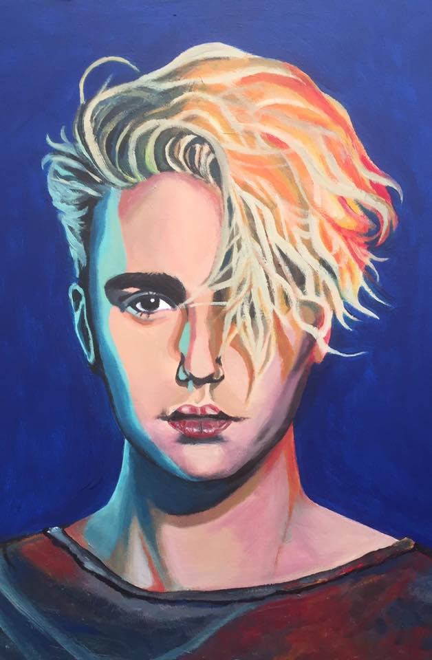 Akrylmaleri, Bieber, Art